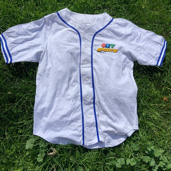 Vintage 1992 Toronto Blue Jays CTV Sports Canadian World Series Promo Jersey XL - Picture 2 of 6